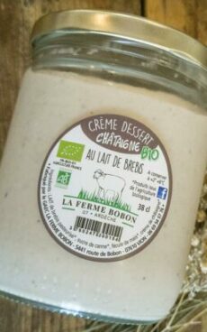 Crème dessert châtaigne