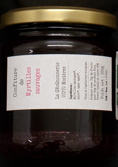 Confiture de myrtilles