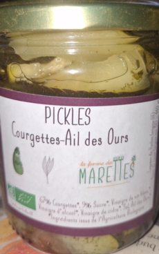 Pickles courgettes-ail des ours