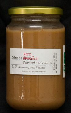 Crème de marrons Vanille